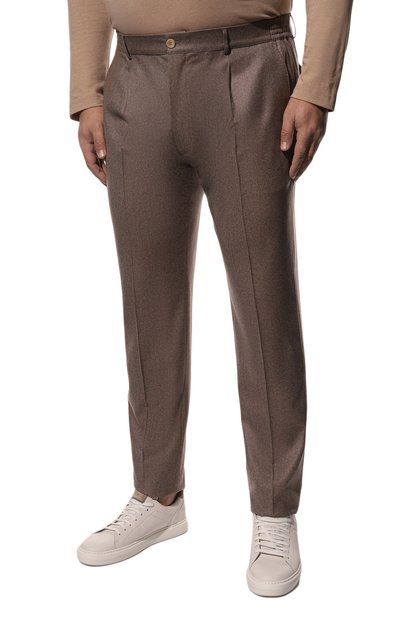 Брюки из шерсти и кашемира STEFANO RICCI, арт. M1T2400290/WC002G, фото 3