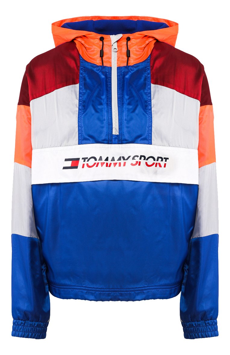 Женская анорак TOMMY SPORT синего цвета, арт. S10S100330 | Фото 1 (Материал внешний: Синтетический материал; Рукава: Длинные; Длина (верхняя одежда): Короткие; Женское Кросс-КТ: Куртка-спорт; Кросс-КТ: Ветровка, Спорт, Куртка; Статус проверки: Проверена категория; Региональные ограничения белый список (Axapta Mercury): RU; Материал сплава: Проставлено; Драгоценные камни: Проставлено)