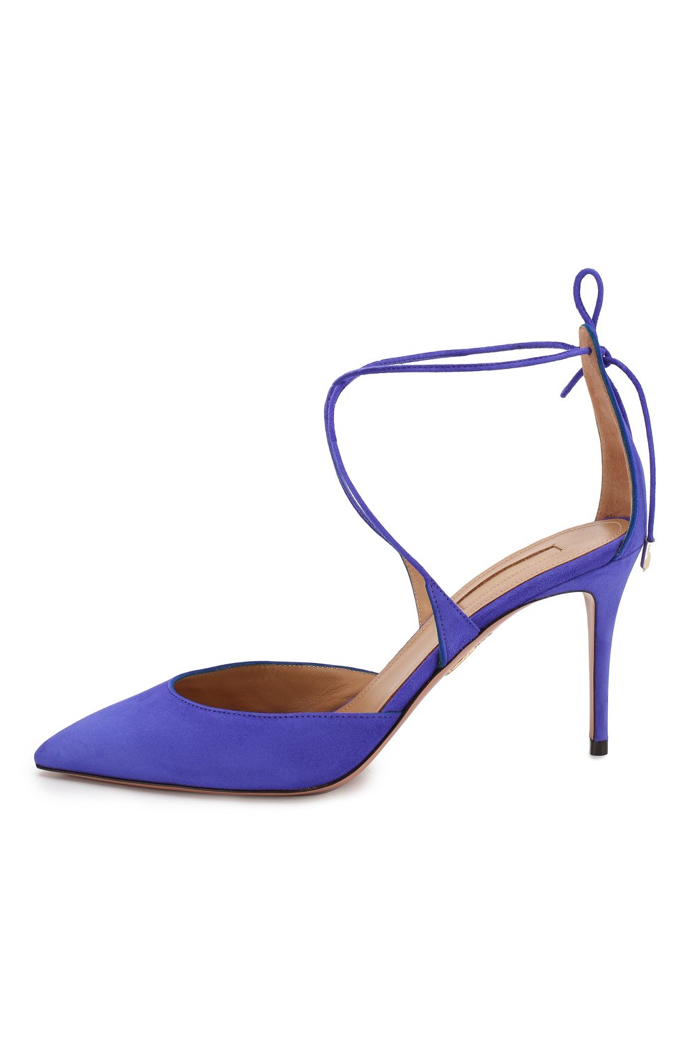 Замшевые туфли matilde 105 AQUAZZURA, арт. VEMMIDP1-SUE-ULV, фото 3