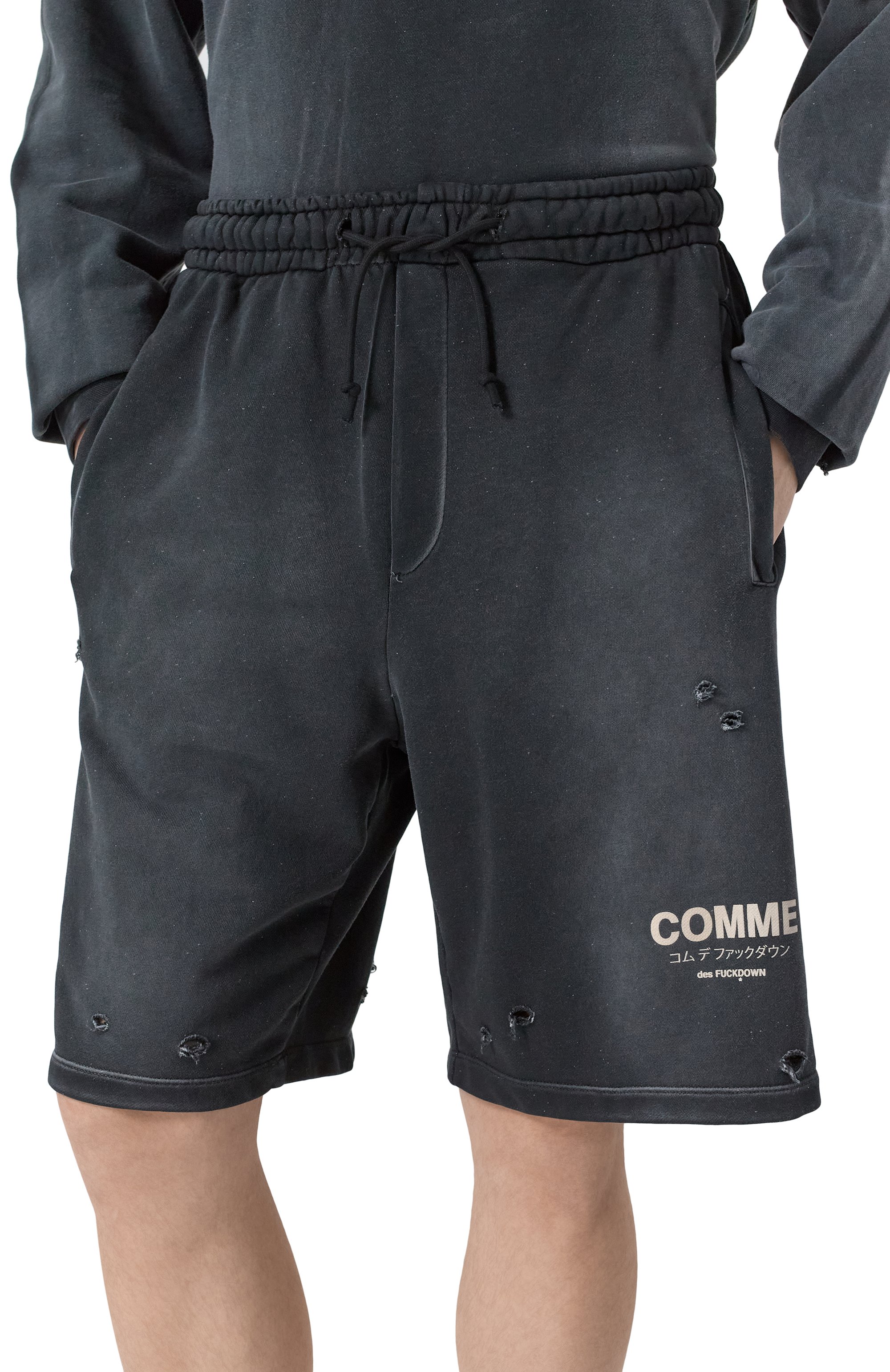 Хлопковые шорты COMME DES FUCKDOWN, арт. CFABM01533, фото 3