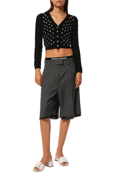 Кашемировый кардиган MIU MIU, арт. MMF377-1YA5-F0002, фото 2