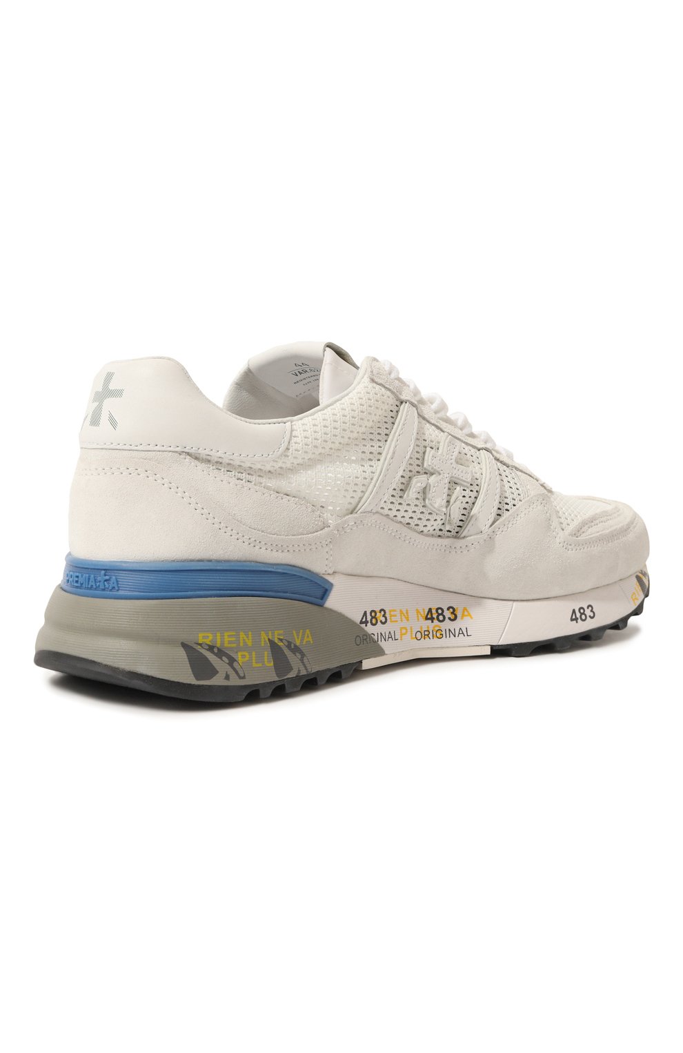 Комбинированные кроссовки landeck PREMIATA белого цвета по цене 28100 руб., арт. LANDECK/VAR6213, фото 5 Комбинированные кроссовки landeck PREMIATA, арт. LANDECK/VAR6213, фото 5