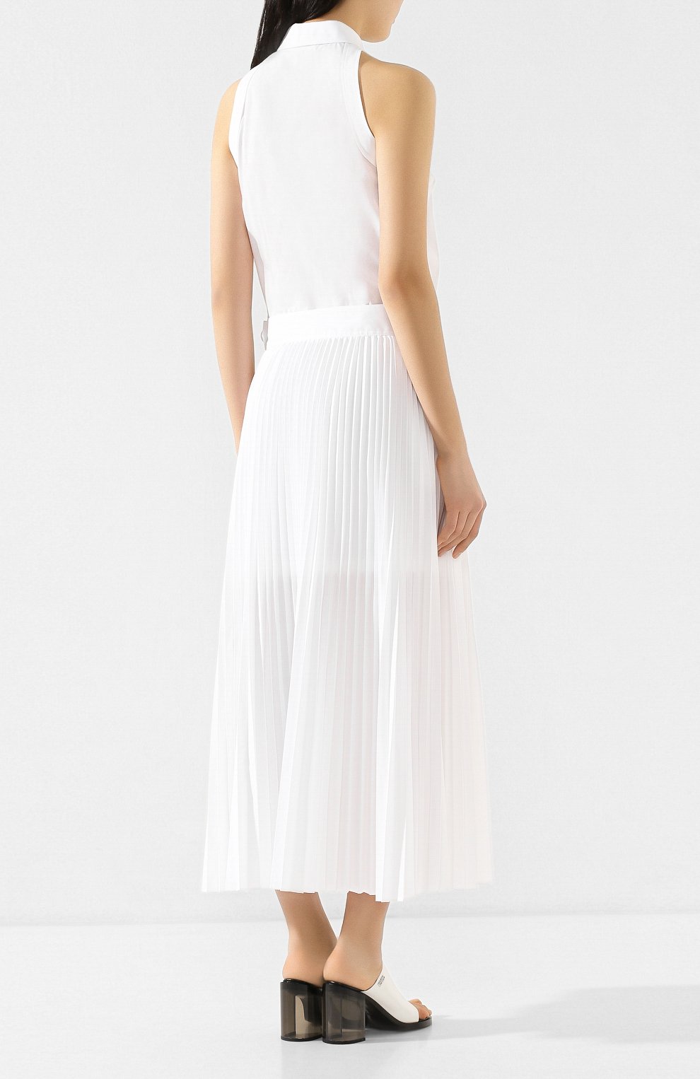 Платье HELMUT LANG белого цвета по цене 59950 руб., арт. K01HW610, фото 4 Платье HELMUT LANG, арт. K01HW610, фото 4