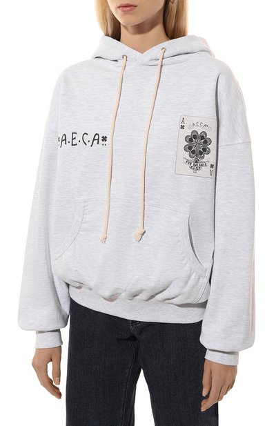 Хлопковое худи AECA WHITE, арт. FWCMFWBDTSPSO001C0, фото 3