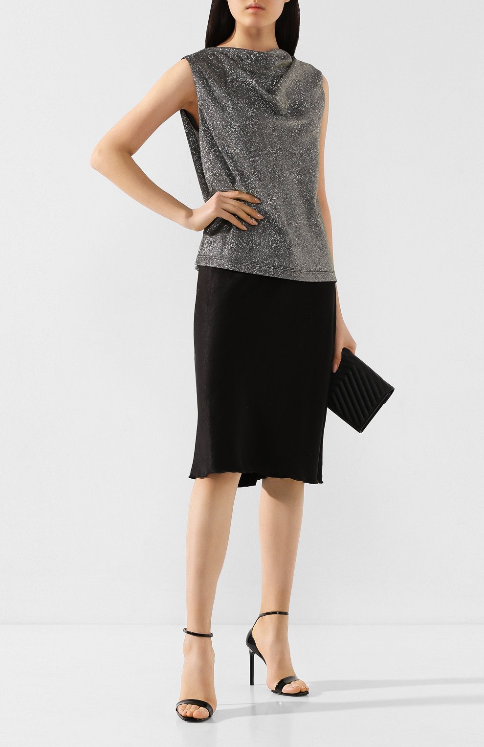 Топ RTA серебряного цвета по цене 23400 руб., арт. WH9434-7110DSCB, фото 2 Топ RTA, арт. WH9434-7110DSCB, фото 2