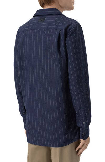 Шерстяная рубашка DOLCE & GABBANA, арт. G50D8Z/FR23B, фото 4