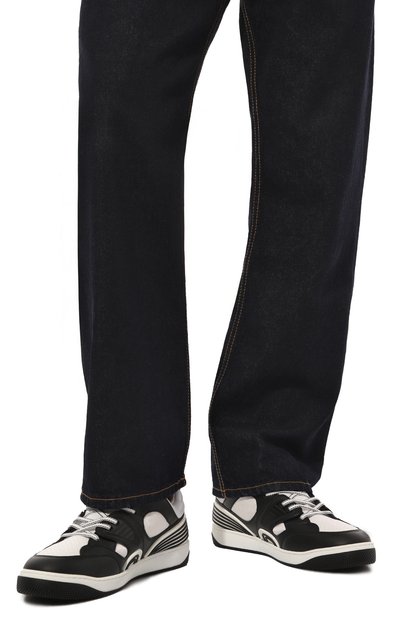 Комбинированные кеды gucci basket GUCCI, арт. 722749/2SH80, фото 3