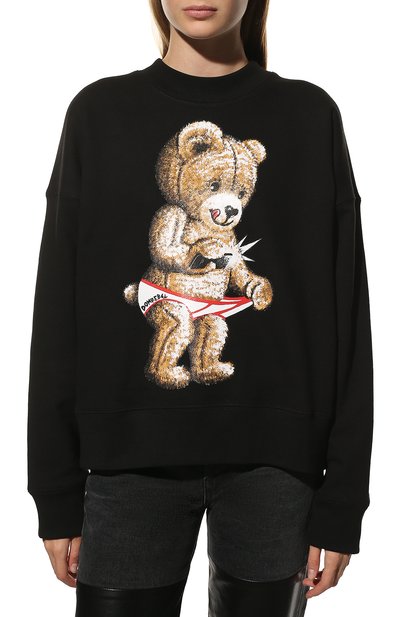 Хлопковый свитшот DOMREBEL черного цвета по цене 34050 руб., арт. SNAP/SWEATSHIRT/W, фото 3 Хлопковый свитшот DOMREBEL, арт. SNAP/SWEATSHIRT/W, фото 3