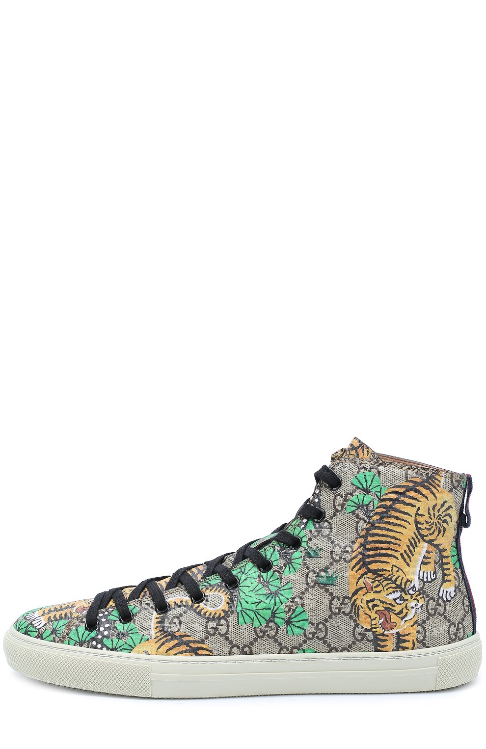 Высокие кед ы с принтом gucci bengal GUCCI, арт. 451212/K6D30, фото 3