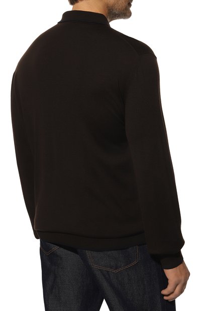 Поло с отделкой из кожи аллигатора STEFANO RICCI, арт. K606312AZ1/F22465, фото 4