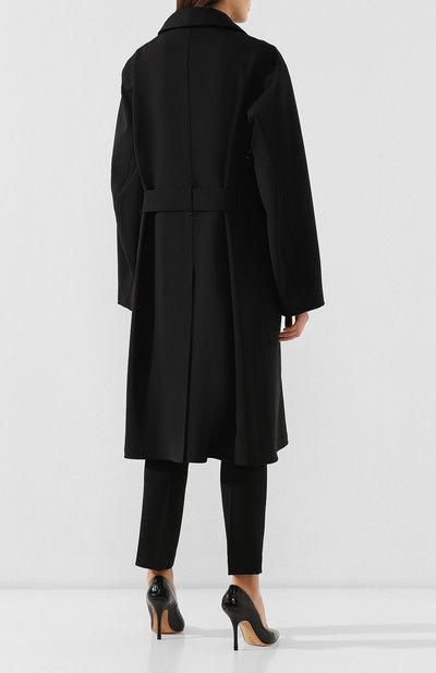 Шерстяной тренч TOM FORD черного цвета по цене 482500 руб., арт. CP1466-FAX493, фото 4 Шерстяной тренч TOM FORD, арт. CP1466-FAX493, фото 4