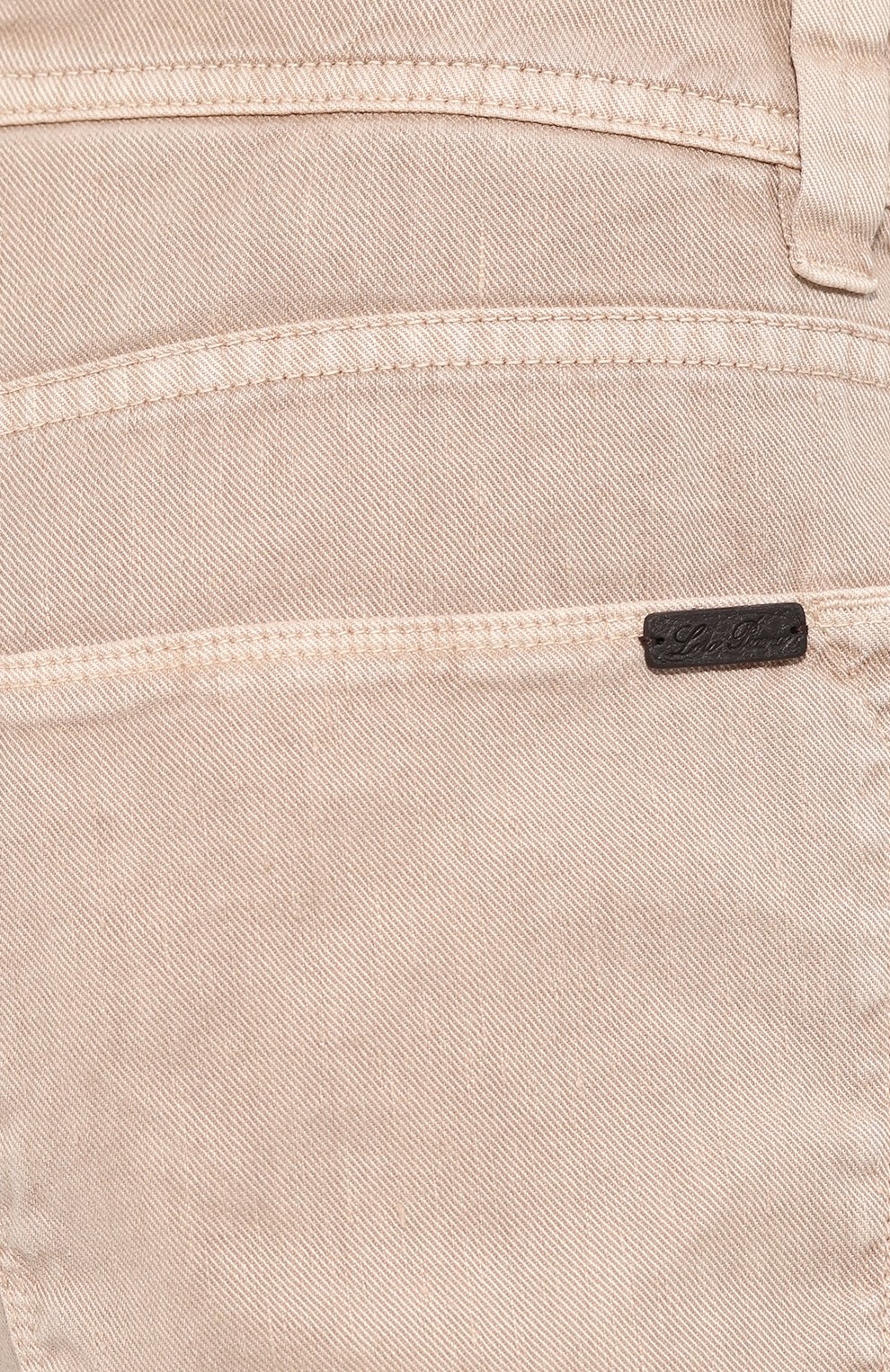 Брюки изо льна и хлопка LORO PIANA бежевого цвета по цене 53150 руб., арт. FAI1646, фото 5 Брюки изо льна и хлопка LORO PIANA, арт. FAI1646, фото 5