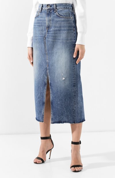 Джинсовая юбка RAG AND BONE, арт. W1B11K165CMD, фото 3