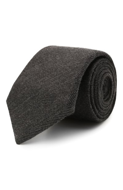 Мужской галстук из шерсти и шелка BRUNELLO CUCINELLI, арт. ML8870018