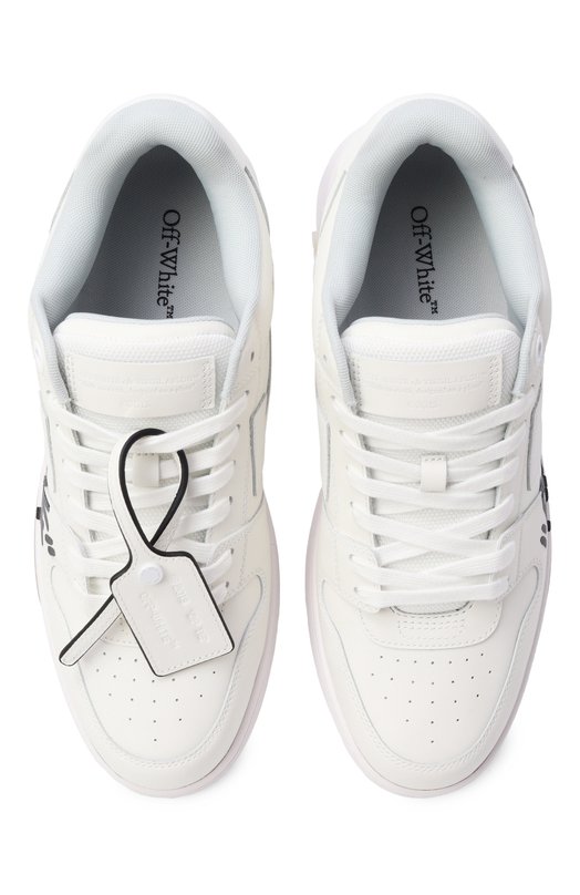 Кожаные кеды Out of Office Off-White 0MIA189C99LEA01A Белый  0MIA189C99LEA01A Фото 6