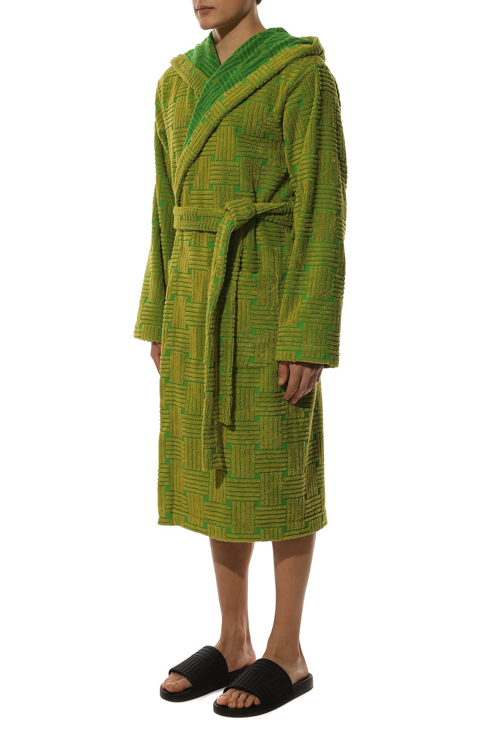 Хлопковый халат BOTTEGA VENETA, арт. 656097/V1MY0, фото 3