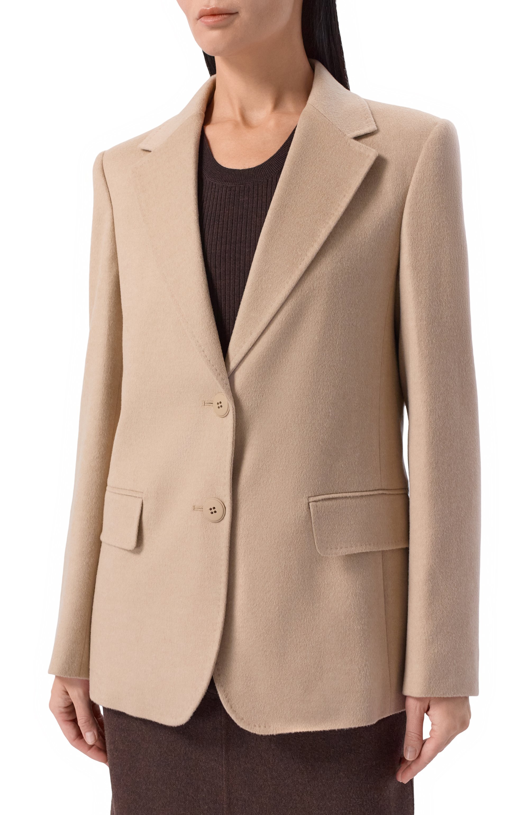 Шерстяной жакет MAX MARA STUDIO, арт. F0LG0RE, фото 3