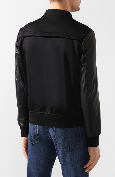 Бомбер с кожаными рукавами ZEGNA, арт. CSCIB2/5S113, фото 4