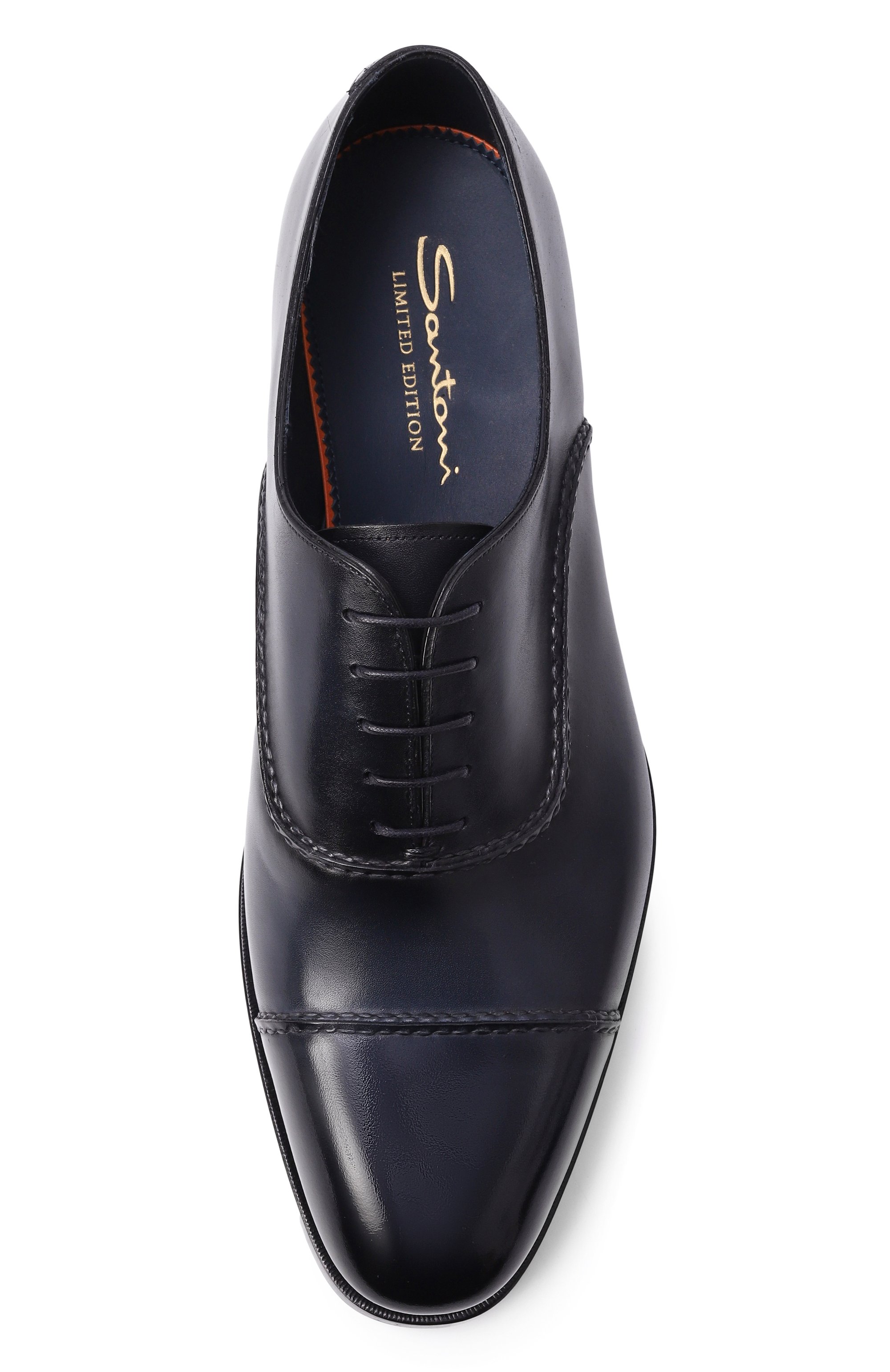 Кожаные оксфорды adrian SANTONI, арт. MLAG19043DD3HF0Y, фото 6