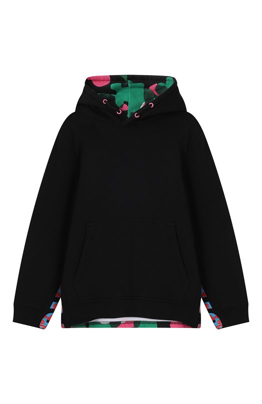 

Хлопковое худи Stella McCartney, Чёрный