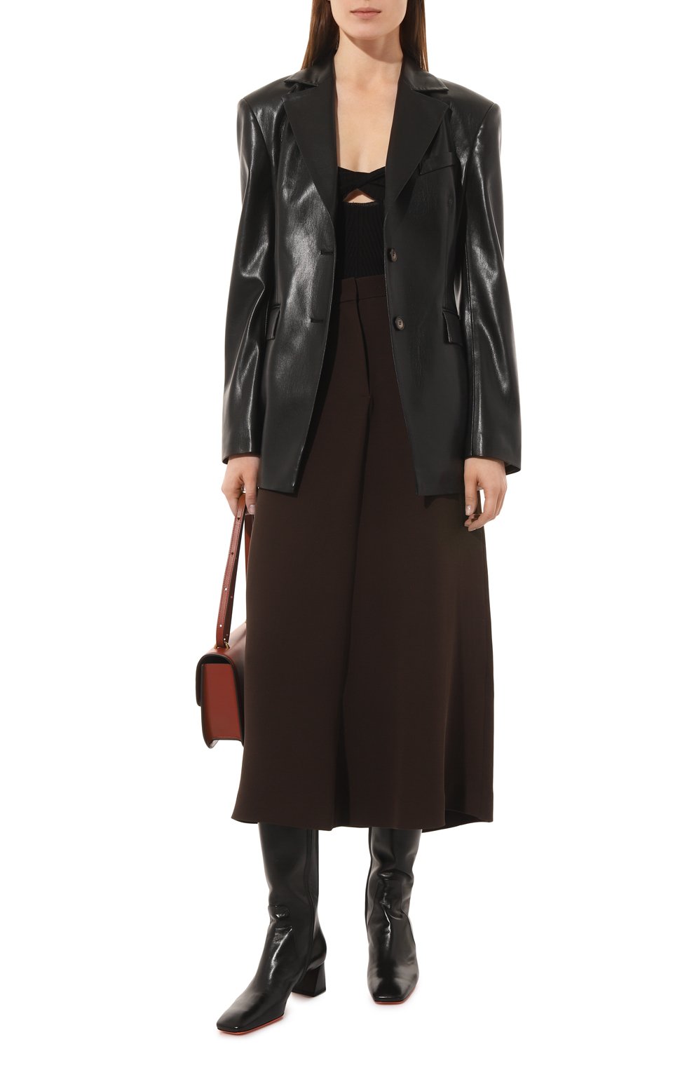 Жакет из экокожи NANUSHKA, арт. NW22CROW01899, фото 2