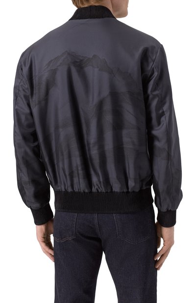 Шелковый бомбер ZILLI, арт. B0MB02M065124908A, фото 4