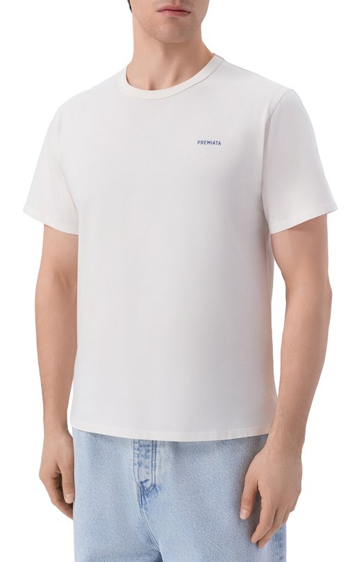 Хлопковая футболка Premiata PA1032 Белый  PA1032 Фото 3