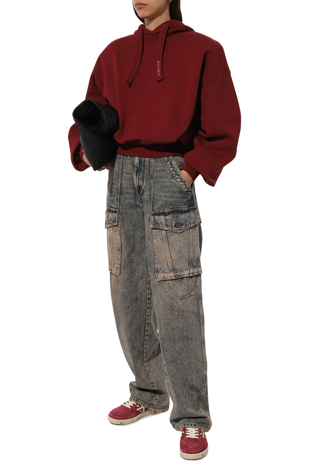 Хлопковое худи HALFBOY, арт. HFW241WFH0065, фото 2