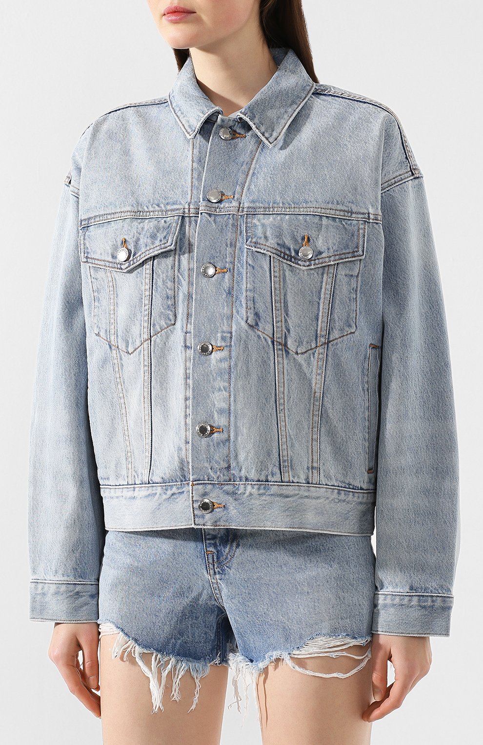 Джинсовая куртка ALEXANDER WANG, арт. 4D992694BZ, фото 3