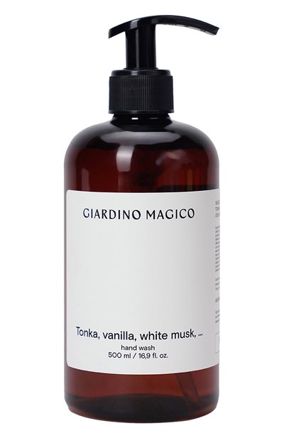 Жидкое мыло для рук tonka, vanilla, white musk (500ml) GIARDINO MAGICO, арт. 4640200323774, фото 1