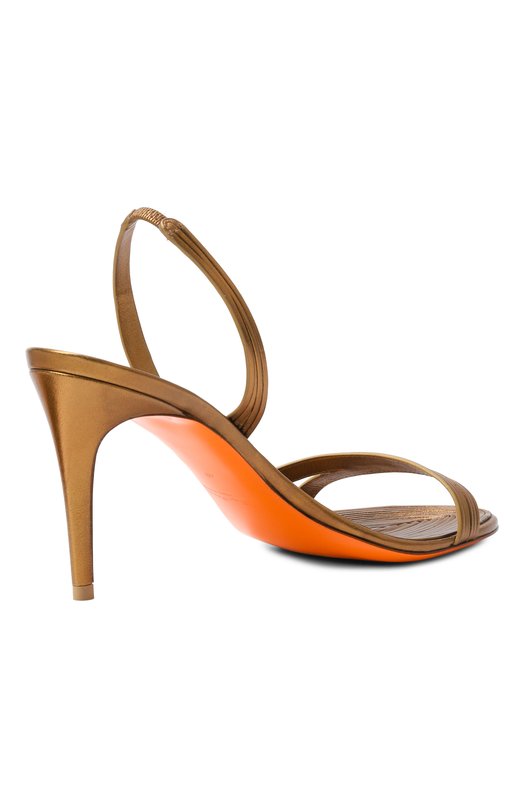 Кожаные босоножки Santoni WHIG71636HA2T00X Золотой  WHIG71636HA2T00X Фото 5