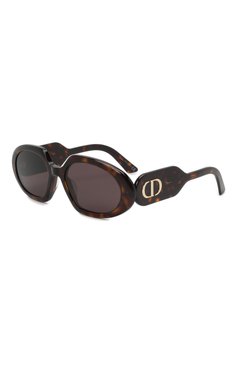 Женские солнцезащитные очки DIOR EYEWEAR темно-коричневого цвета, арт. DI0RB0BBY R2U 20F0 | Фото 1 (Re-sync: On; Региональные ограничения белый список (Axapta Mercury): Не проставлено; Нос: Не проставлено; Материал: Пластик; Тип очков: С/з; Оптика Гендер: оптика-женское; Очки форма: Овальные)