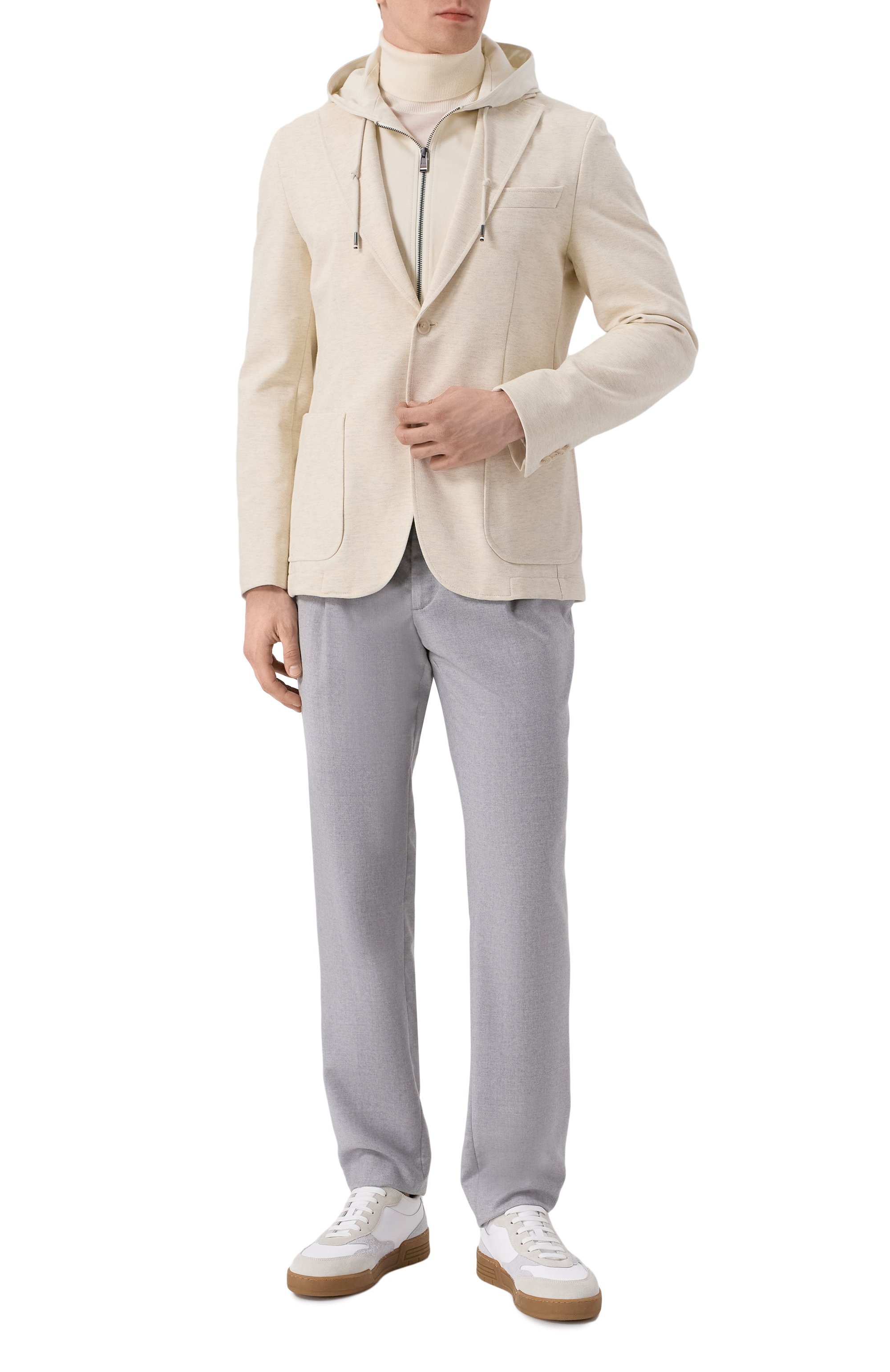 Хлопковый пиджак BOSS, арт. 50545835, фото 3