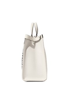 Женская сумка peekaboo FENDI черно-белого цвета, арт. 8BH374 AJQY | Фото 4 (Материал: Текстиль; Размер: large; Сумки-технические: Сумки-шопперы; Автоматизация состава: Проставлено; Автоматизация ТО: Проставлено)