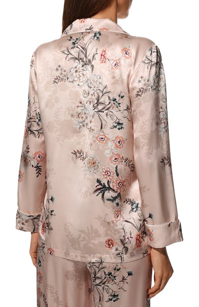 Шелковая пижама LUNA DI SETA светло-розового цвета по цене 62520 руб., арт. VLST60835, фото 4 Шелковая пижама LUNA DI SETA, арт. VLST60835, фото 4