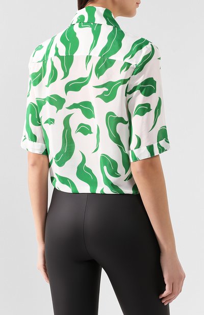 Рубашка из см еси вискозы и шелка OFF-WHITE, арт. 0WGA069R20H150900140, фото 4