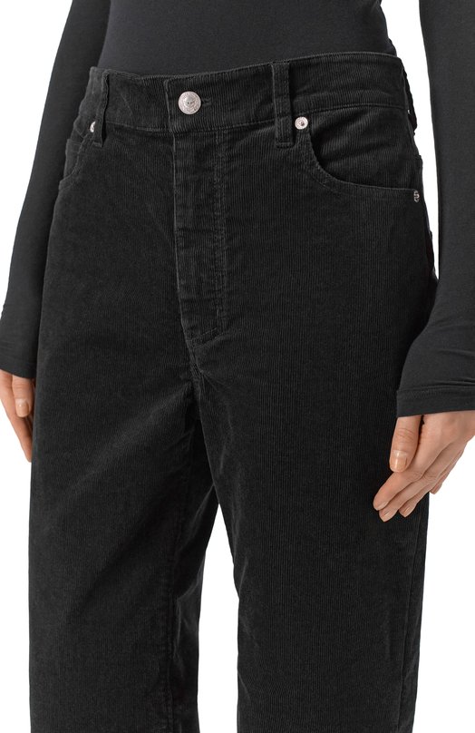 Вельветовые брюки Zadig and Voltaire WWPA01858 Чёрный  WWPA01858 Фото 5