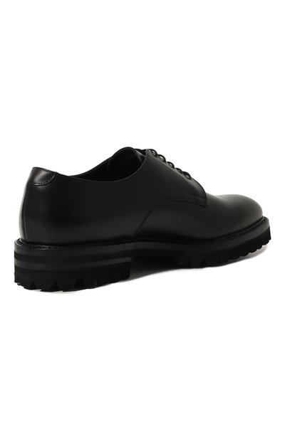 Кожаные дерби W.GIBBS черного цвета по цене 52400 руб., арт. 7260002/B0X ANTIC W00LEN, фото 5 Кожаные дерби W.GIBBS, арт. 7260002/B0X ANTIC W00LEN, фото 5