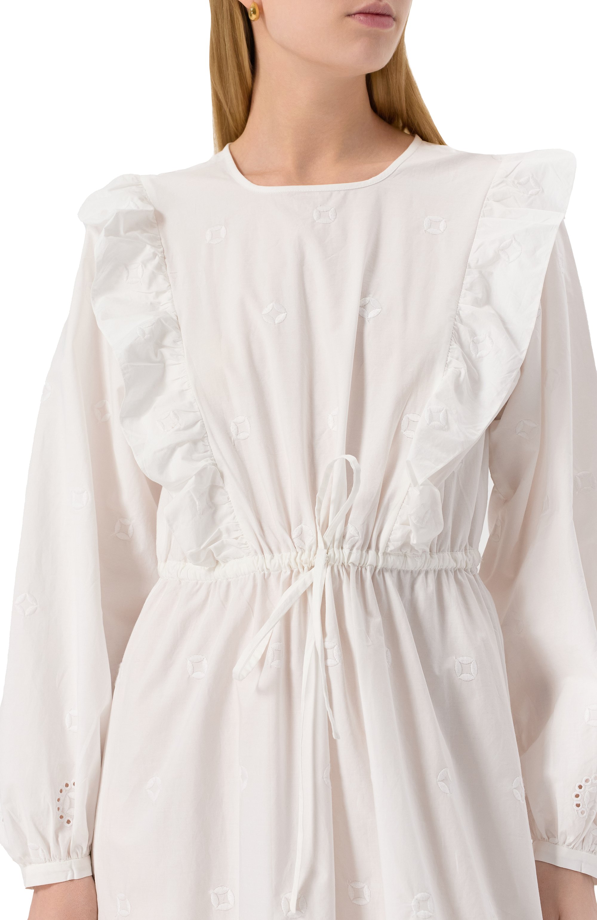 Хлопковое платье A.P.C., арт. C0HFF-F35154, фото 5