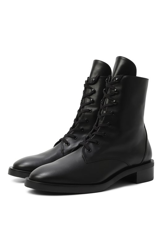 

Кожаные ботинки Sondra Sleek Stuart Weitzman, Чёрный