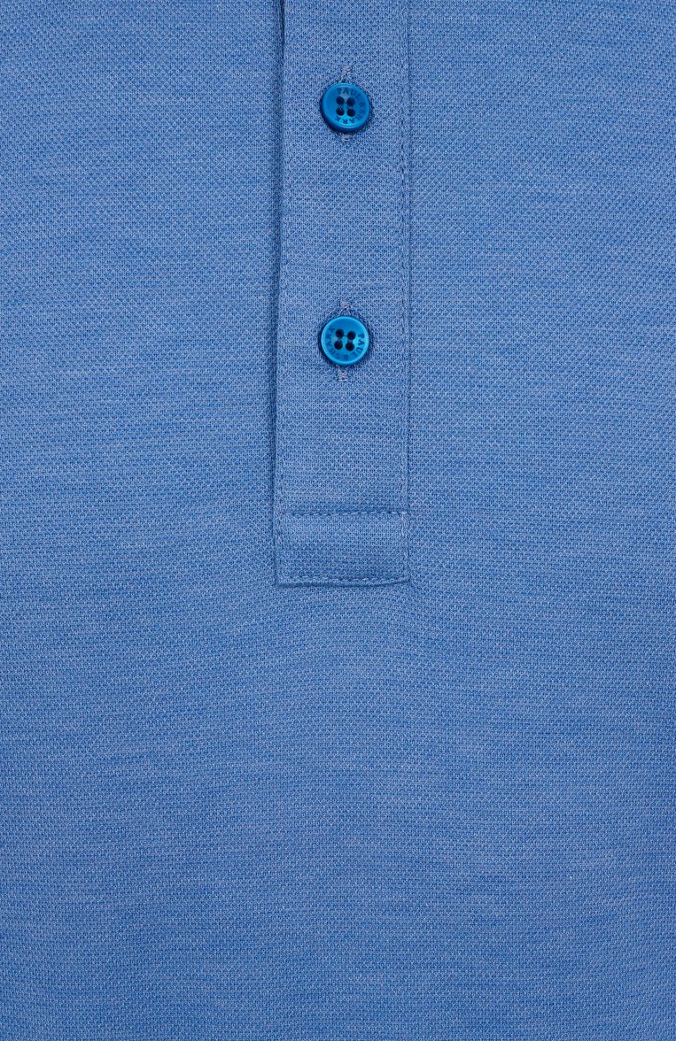 Мужское хлопковое поло PAUL&SHARK голубого цвета, арт. 24411202/4XL | Фото 6 (Рукава: Короткие; Материал внешний: Хлопок; Длина (для топов): Удлиненные; Застежка: Пуговицы; Мужское Кросс-КТ: Футболка-одежда; Принт: Без принта; Стили: Кэжуэл; Автоматизация состава: Проставлено; Автоматизация ТО: Проставлено; Детали: Декор, Без декора)