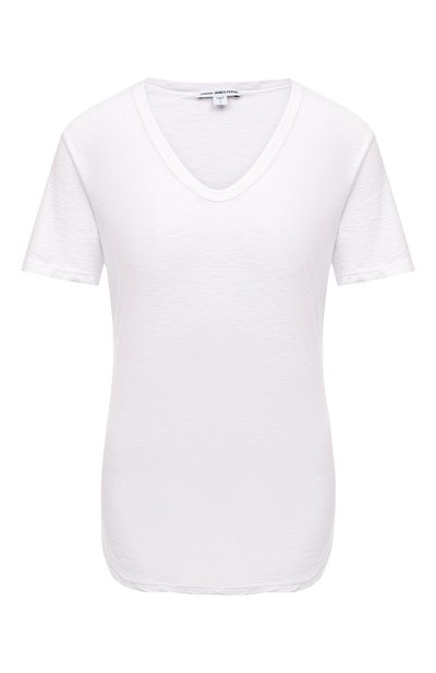 Женская хлопковая футболка JAMES PERSE, арт. WUA3705/WHT