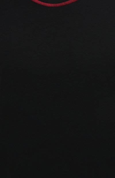 Хлопковая футболка DOLCE & GABBANA черного цвета по цене 22250 руб., арт. M8E31J/FUECH, фото 5 Хлопковая футболка DOLCE & GABBANA, арт. M8E31J/FUECH, фото 5