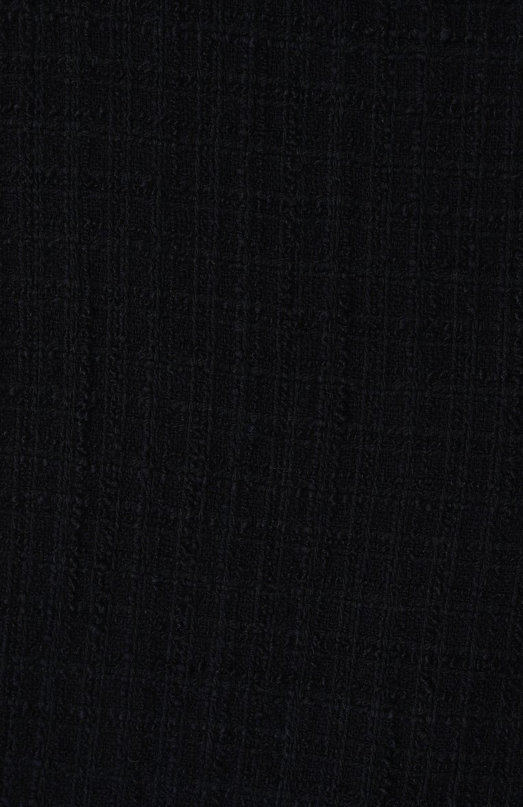 Детские твидовые шорты IL GUFO темно-синего цвета, арт. P25PB191C5052/10A-14A | Фото 3 (Нос: Не проставлено; Материал сплава: Проставлено; Материал подклада: Хлопок; Случай: Формальный; Девочки-школьная форма: Шорты; Материал внешний: Синтетический материал; Ростовка одежда: 9 лет | 134 см, 12 лет | 152 см, 13 - 15 лет | 158 см)