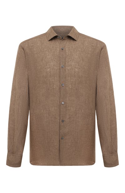 Мужская льняная рубашка ZEGNA, арт. UDX38A7/SRF5