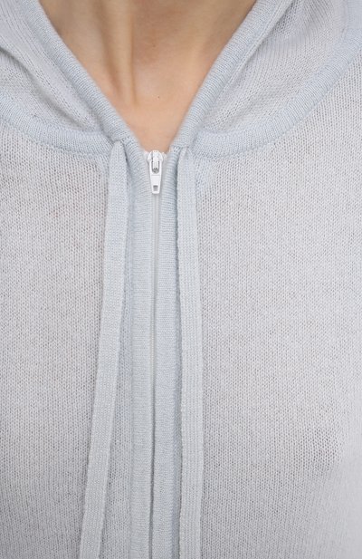 Кашемировый кардиган ARLOTTA светло-голубого цвета по цене 29250 руб., арт. 3220, фото 5 Кашемировый кардиган ARLOTTA, арт. 3220, фото 5