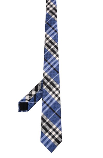 Шелковый галстук BURBERRY синего цвета по цене 21000 руб., арт. 8041571, фото 3 Шелковый галстук BURBERRY, арт. 8041571, фото 3