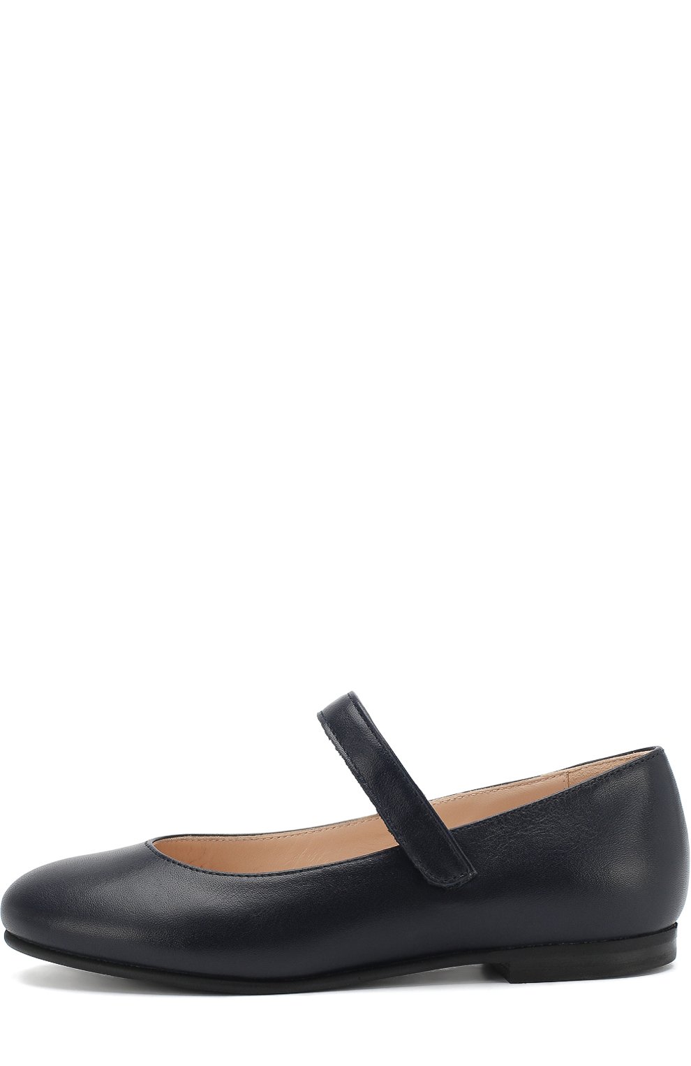 Кожаные туфли с застежками велькро IL GUFO синего цвета по цене 13900 руб., арт. G289/VITELL0 NAPPAC0/27-30, фото 2 Кожаные туфли с застежками велькро IL GUFO, арт. G289/VITELL0 NAPPAC0/27-30, фото 2