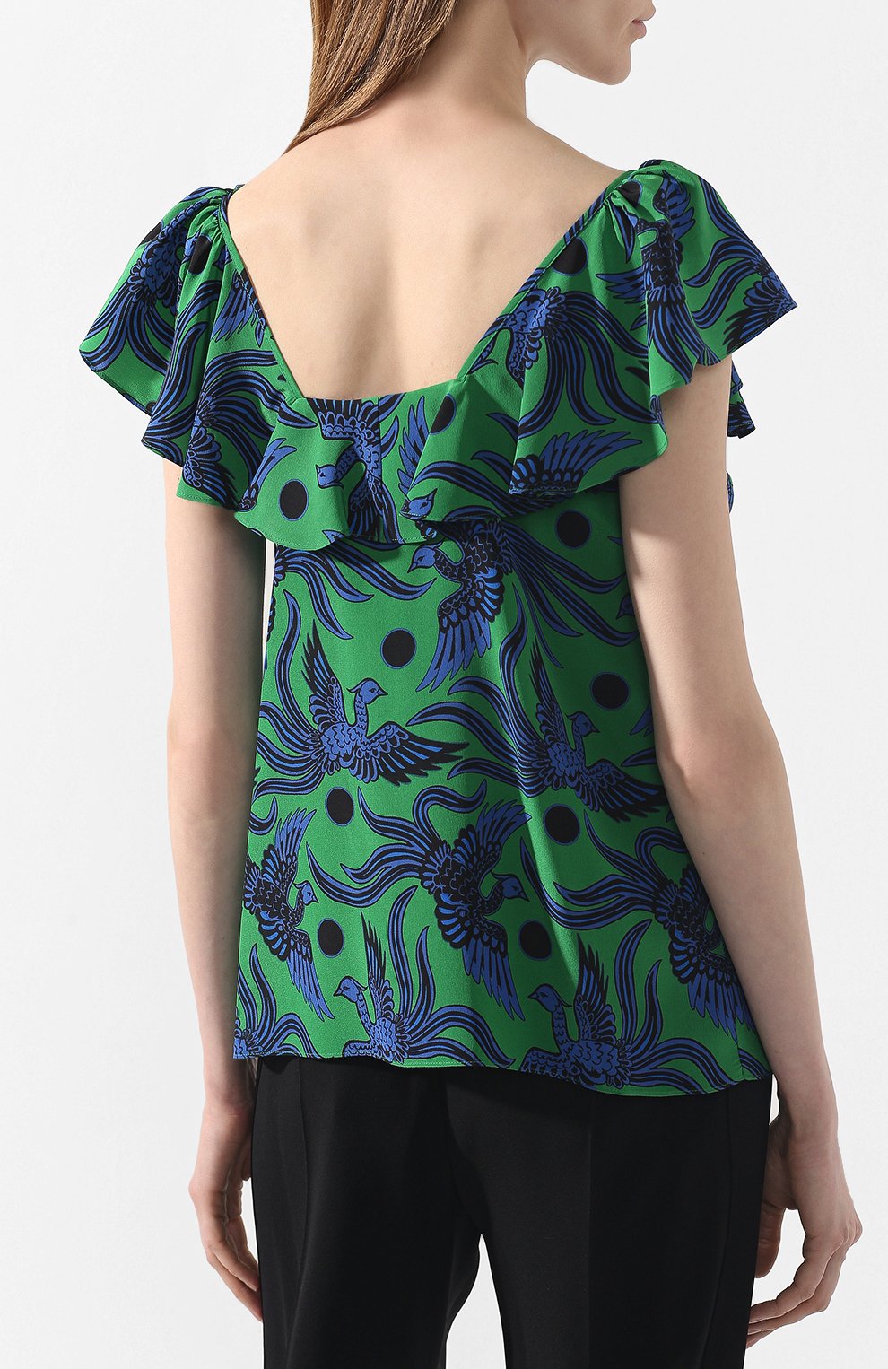 Шелковый топ KENZO, арт. 2T0131525, фото 4