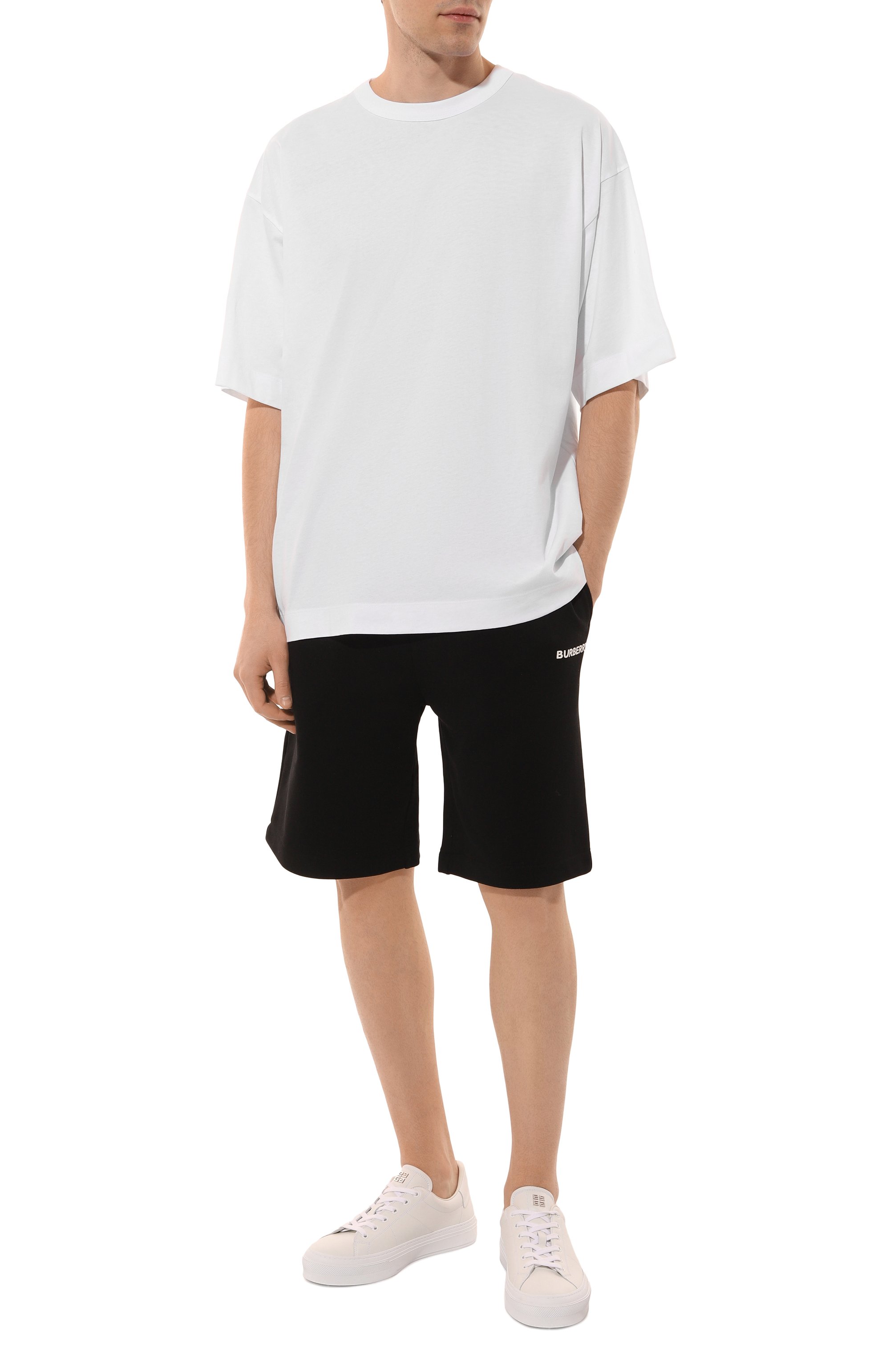 Хлопковые шорты BURBERRY, арт. 8096361, фото 2